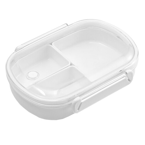 490mlBentoBox3CompartmentsLeakproof18x13.3x4.8cm 2