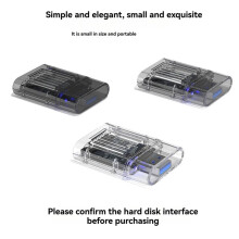 Boîtier SSD M.2 NVMe Détachable, Adaptateur Externe M.2 Vers USB 3.2 Type-A, Boîtier pour SSD NVMe, Accessoires pour Ordinateur Portable, Gris