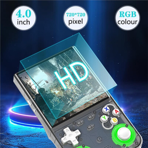 R36 Ultra Retro Game Console 4-Inch IPS Screen Handheld  Video Games Console Supports 10+ Emulators A 1