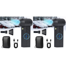 2X Turbo Blower, Turbo Snow Blower, Handheld Snow Blower,Handheld Small Car Snow Blower, with LED