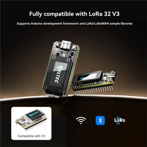 Heltec LoRa32 V4 Meshtastic ESP32 WIFI+BLE SX1262 LoRa 0.96inch OLED Solar Powered Dev-Board Mesh Network IoT 2