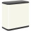 Homcom (Cream) 8L Hanging Kitchen Bin, Rubbish bin w/ Stay-Open Lid for Under Sink 2