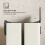 Homcom (Cream) 8L Hanging Kitchen Bin, Rubbish bin w/ Stay-Open Lid for Under Sink 5