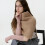 (black)Women's Solid Color Knit Button Shawl Soft Warm Cape Coat with Slit Design Versatile Scarf for Fall Winter 9