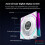 3 Pezzi Ventola per Case da 120 mm con Display Digitale Raffreddamento per Computer ARGB CPU Cooler con Schermo Infinite Mirror Design 600-2100 RPM D 5
