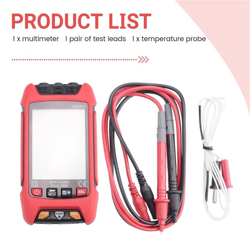 Digital Multimeter, 9999 Counts TRMS Auto-Ranging Voltmeter, Accurately ...