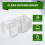 100Pcs Single Individual Cake Slice Boxes Dessert Containers Cheesecake Boxes Stackable Square Boxes Clear Food Boxes 2