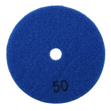 18 Pcs 4 Inch /100 mm Grit 50 Diamond Dry Polishing Pad Granite Marble Flexible Resin Sanding Disc Stone Polisher Disc