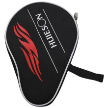2X HUIESON One Piece Professional Pong Case Cover with Balls Bag or Table Tennis Rackets Bat Bag Oxford(Black)