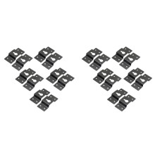 20X Luidspreker Wandmontagebeugel Plafondstandaard Klem Surroundluidspreker Achterhaak Ophangplaat voor Luidsprekeraccessoires