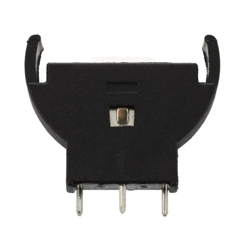 10 Pcs Black Plastic CR2032 Cell Button Lithium Battery Sockets Holder 1