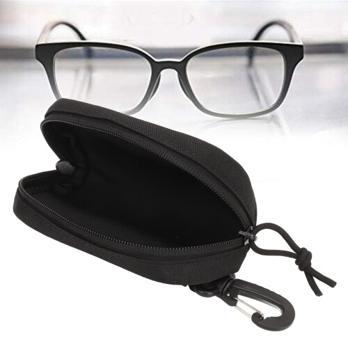 Shockproof Nylon Sunglasses Case, Portable Pouch