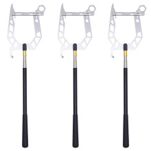 3X Dock-Krok Multi-Purpose Telescoping Båtkrok Långdistansgängare Förtöjningsrep Kabel Wire Guider Fiskespö Verktyg