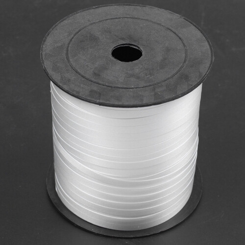 2 Roll Balloon Ribbon 225M 5mm for Wedding Party（White） 1