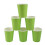 40 Paper Cups (9Oz) - Plain Solid Colours Birthday Party Tableware Catering(Green) 2