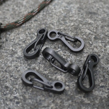 20PCS/LOT SF Spring Backpack Clasps Climbing Carabiners EDC Keychain Camping Bottle Hooks Paracord Survival Gear
