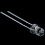 80 Pieces 3mm White LED Lamp Light Emitting Diode  2.5V-3V 7