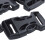 8Pcs Plastic Side Quick Release Buckles Clip for 25mm Webbing Band Black 8