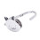 2X Black Cat Cartoon Foldable Silver Tone Handbag Hook Antislip Rubber Base 6