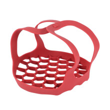 2X Silicone Sling Lifter Accessories Compatible with Instant Pot 6 Qt and 8 Qt, and Other Pressure Cookers, Red