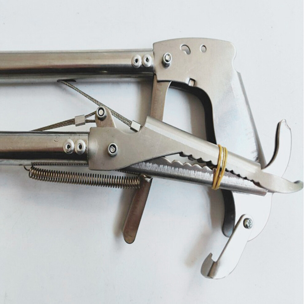 2X Snake Clamp Catcher Reptile Grabber Pick Handling Tongs Stainless Steel Tool For Snake Feeding Hunting Catching 6033970305381