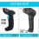 2X NETUM F20 Handheld Draht Ccd Barcode Scanner Tragbar 32Bit USB Kabel A4 Barcode Leser für Pos System 4