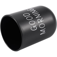 2X Home Bathroom Toothbrush Toothpaste Holder Round Washing Tooth Cup Pp Drinking Glass Tooth Mug Black