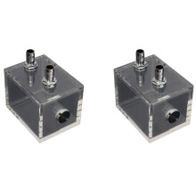 2X Neu 200 Ml Acryl Wassertank Kuehler Wasserkuehlung Kuehler PC CPU Wasserblock Transparent