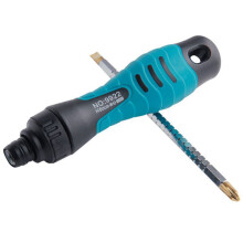 2X PENGGONG 2In1 Precision Adjustable Ratchet Screwdriver Set Two-Way Slotted Magnetic Screwdriver Bits