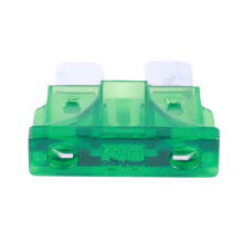 Vehicule Voiture 30A 30Amp Corps Vert Deux Dents Lame ATC Fusible 60Pcs
