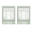 2pcs 3X5FT European Window Floor White Art Photography Backdrop Studio Background 1