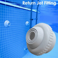 5X Swimming Pool Spa Return Jet Fitting Massage Nozzle Inlet Outlet Bath Tub Nozzle with Adjustable Jet Eyeball