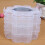 2X 3-Tier Clear Plastic Stackable Organiser Storage Hobby  Box Container Jewellery Case - Clear 5
