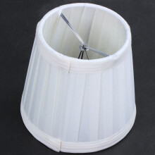 2X Tissu Lustre Abat-Jour Support Clip Sur Applique à Côté de la Lampe de Lit Lampe Suspendue, Jaune Clair