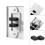 2X  2- Wall Face Plate Panel Outlet 1080P Cover Coupler Socket HOT 7
