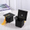 50Pcs DIY Paper Graduation Cap Shaped Gift Box Sugar Chocolate Box Black 2