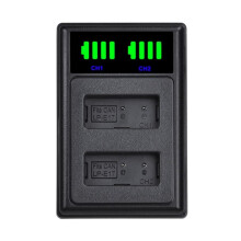 LP E17 LP-E17 LCD Dual Battery Charger for 250D 200D M3 M6 750D 760D T6i T6s 800D 8000D Kiss X8i Cameras