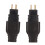 MMCX Cable Adapter 33mm Silver ABS Wire HD660S 1