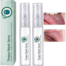 (2PCS)1-3X Tongue Repair Spray 30ml Reduce Tongue Swelling & Bad Breath, Oral Care Spray for Dry Mouth & Fresh Breath