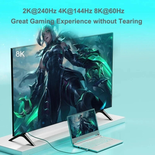 USB-C to DisplayPort 8K 4K@144 Cable 1M 2