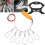 5m Stainless Steel Fish Stringer Lock with Foam - 13cm Lock & Float 12