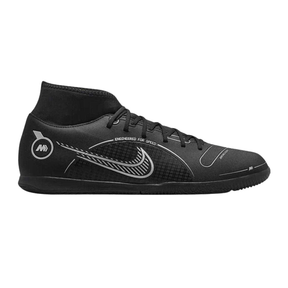 Nike (6.5 Uk, Black) Mens Mercurial Superfly 8 Club Indoor Football Shoes