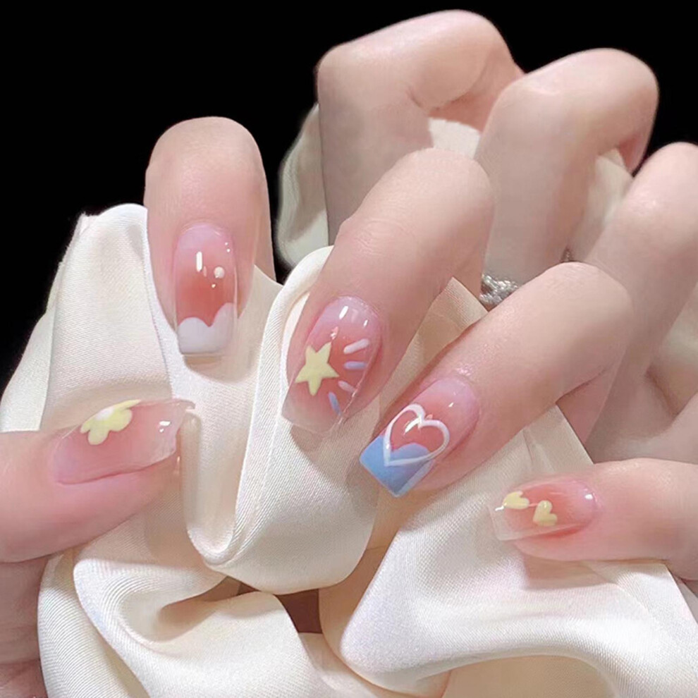 Dachuang Beauty Yellow (Standard) Fake Nails - Natural Feel, Diy Art
