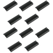 10PCS Battery Cover Replacement Pack for Remote Controller Back Door for Right Hand Controllers Black