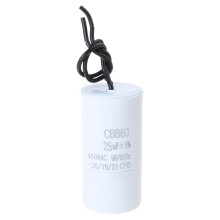 (25uf) CBB60 Motor Start Capacitor 450VAC 5% Tolerance for Washing Machine AC Pump Fan Motor Long Life High Quality