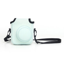 Soft Camera Case Stylish Shoulder Bag for Instax 12 Camera Storage with Shoulder Strap Easy Transportation Green