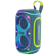 HOPESTAR Wireless BT Speaker Portable Subwoofer Outdoor Waterproof Pulse RGB Stereo Surround Subwoofer