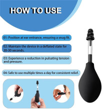 Strumento per Ridurre Pressione Auricolare Strumento Portatile In Silicone per Bilanciare Pressione Auricolare Strumento per Alleviare Pressione
