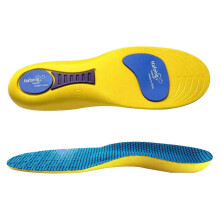 (41-42, Yellow) Orthotic Insoles for Men and Women, Arch Support Insoles for Plantar Fasciitis, Flat Feet, Heel & Back Pain Relief