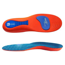 (45-46, Orange) Orthotic Insoles for Men and Women, Arch Support Insoles for Plantar Fasciitis, Flat Feet, Heel & Back Pain Relief